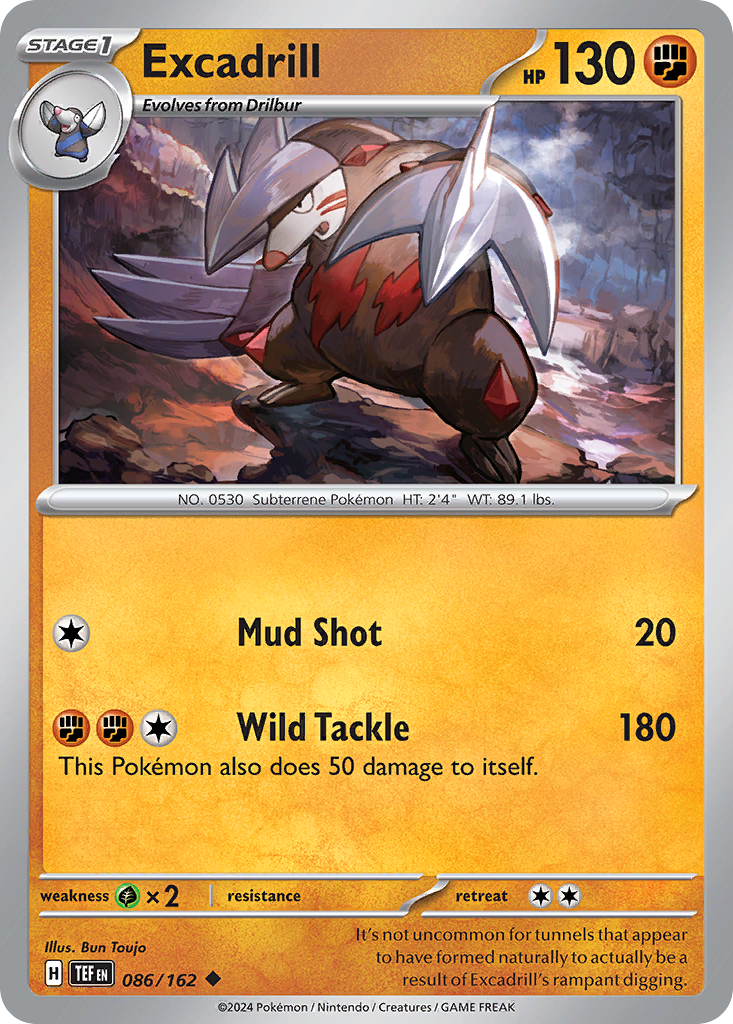 Temporal Forces Excadrill #86/162